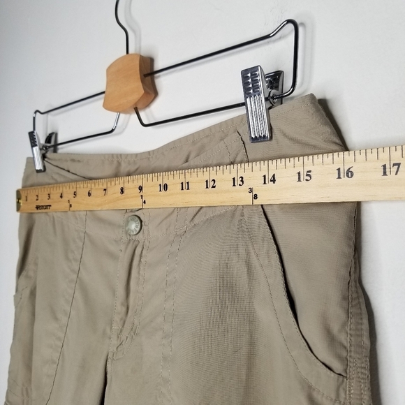 THE NORTH FACE Hiking Low Rise Cargo Pants Nylon Capri Utility Drawstring Waist - Picture 13 of 16
